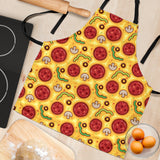 Pizza Texture Pattern Adjustable Apron