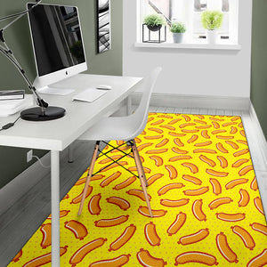 Sausage Pattern Print Design 01 Area Rug
