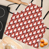 Fire Flame Symbol Design Pattern Adjustable Apron