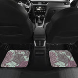 Spider Web Cobweb Design Color Pattern Front And Back Car Mats