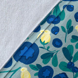 Blueberry Design Pattern Premium Blanket