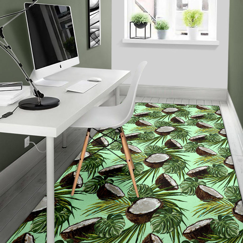 Coconut Pattern Print Design 02 Area Rug