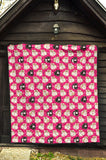 Guinea Pig Pattern Print Design 01 Premium Quilt