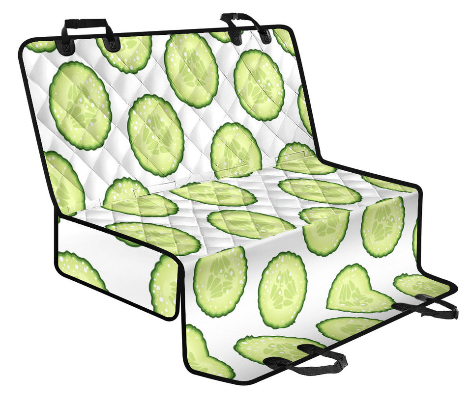 Cucumber Slices Pattern Dog Car Seat Covers