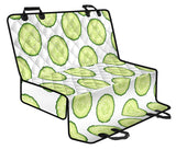 Cucumber Slices Pattern Dog Car Seat Covers
