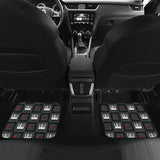 Piano Pattern Print Design 05 Front and Back Car Mats