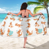 Cute Kangaroo Pattern Sarong