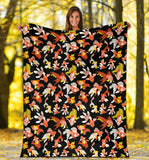 Goldfish Pattern Print Design 03 Premium Blanket