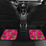 Alien Pattern Print Design 03 Front and Back Car Mats