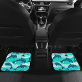 Dolphin Sea Pattern Front And Back Car Mats