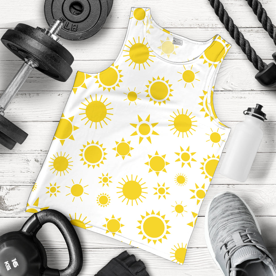 Sun pattern Men Tank Top