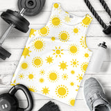 Sun pattern Men Tank Top