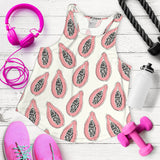 papaya pattern Women Racerback Tank Top