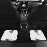 Billiard Ball Pattern Print Design 03 Front and Back Car Mats