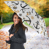 Anchors Rudders Pattern Umbrella