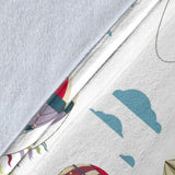 Hot Air Balloon Pattern Premium Blanket