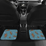 Sea Otters Pattern Front And Back Car Mats