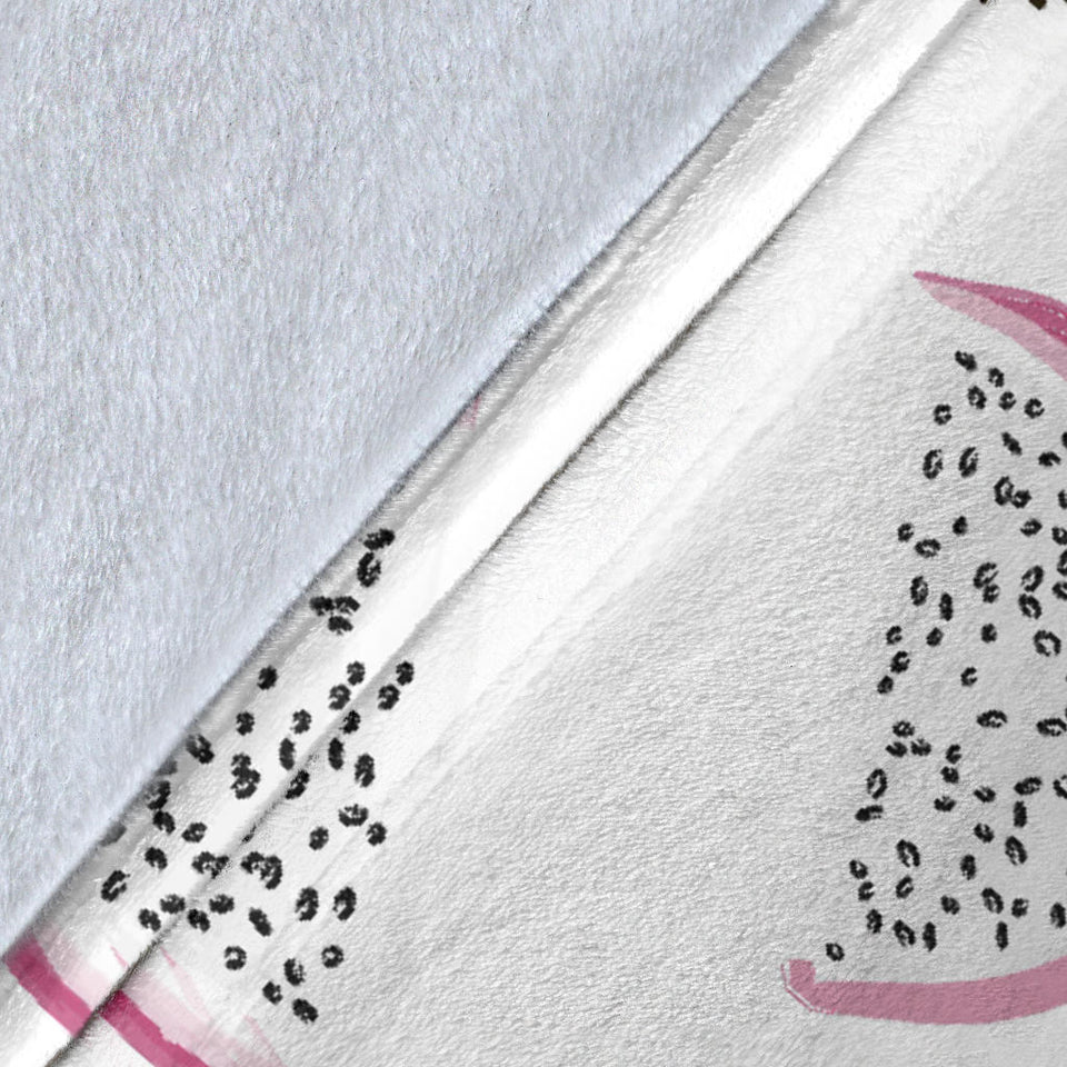 Dragon Fruit Pattern Premium Blanket