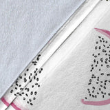 Dragon Fruit Pattern Premium Blanket