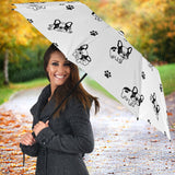 Cute French Bulldog Paw Pattern Umbrella