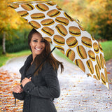 Hamburger Pattern Print Design 03 Umbrella