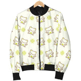 Cute Cartoon Frog Baby Pattern Women'S Bomber Jacket