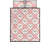 Cute sheep pattern Quilt Bed Set