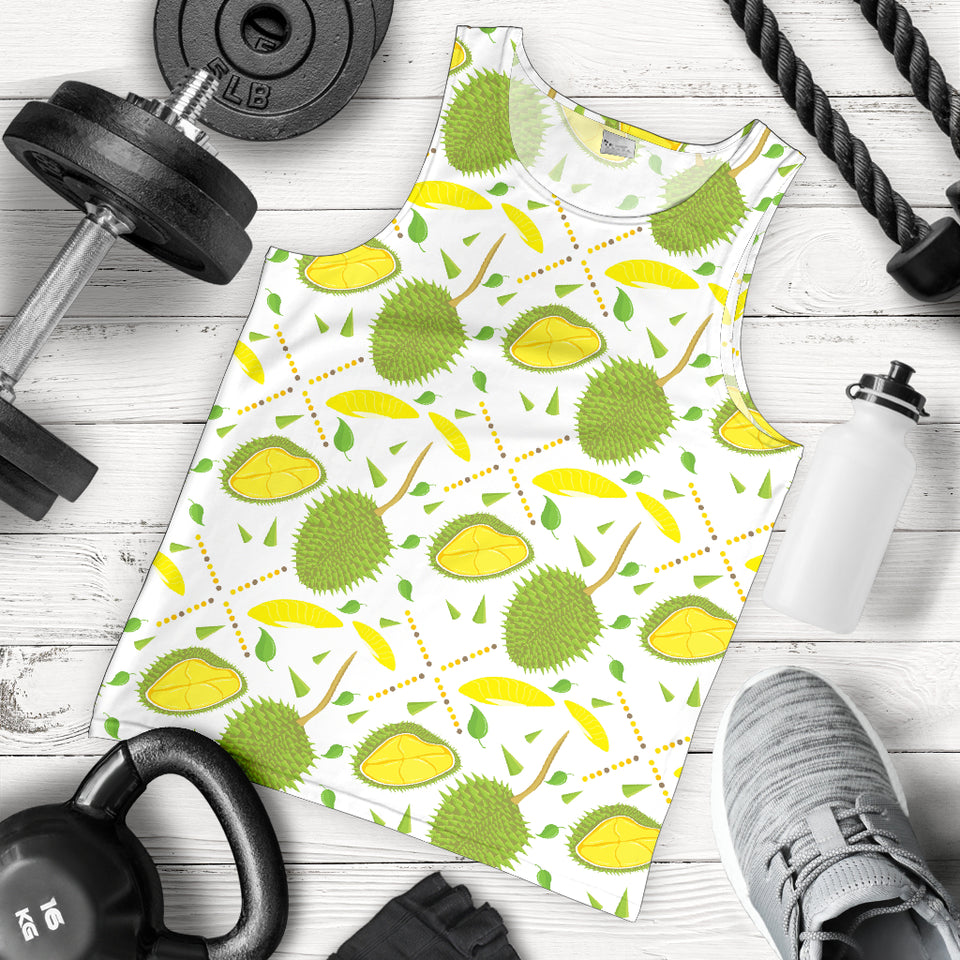 Durian pattern background Men Tank Top