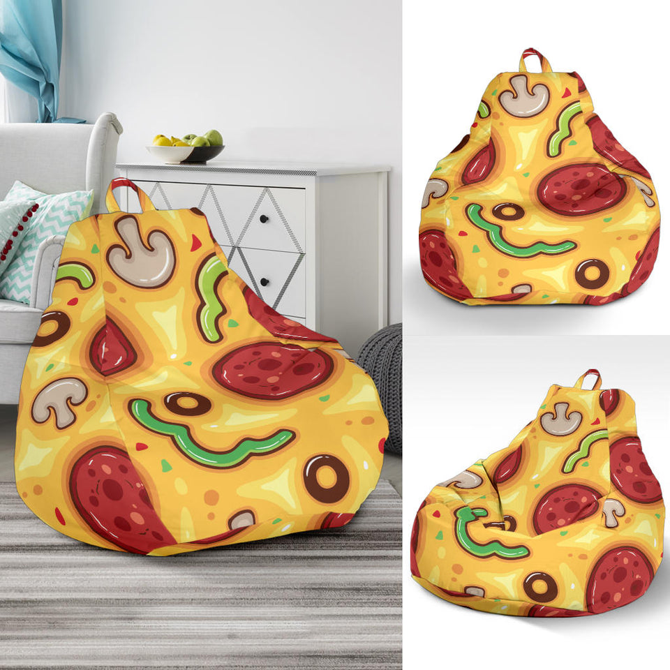 Pizza Texture Pattern Bean Bag Cover