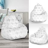 Airplane Print Pattern Bean Bag Cover