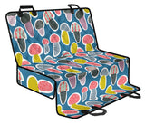 Colorful Mushroom Design Pattern Dog Car Seat Covers