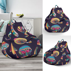 Colorful Mushroom Pattern Bean Bag Cover