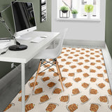 Pancake Pattern Print Design 01 Area Rug