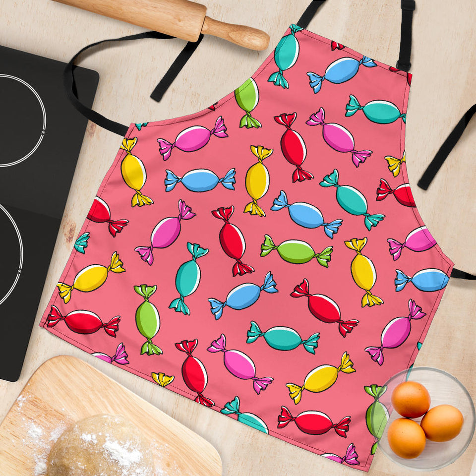 Colorful Wrapped Candy Pattern Adjustable Apron