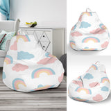Cute Rainbow Clound Pattern Bean Bag Cover
