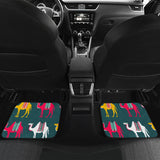 Camel Pattern Front And Back Car Mats