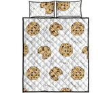 Sketch style cookie pattern Quilt Bed Set