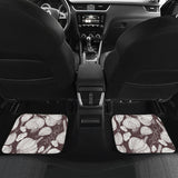 Garlic Bulb Dark Background Front And Back Car Mats