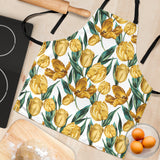 Yellow Tulips Pattern Adjustable Apron