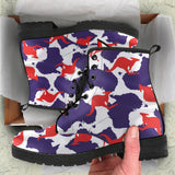 Kangaroo Australian Pattern Leather Boots
