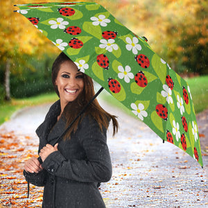 Ladybug Pattern Print Design 01 Umbrella