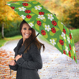 Ladybug Pattern Print Design 01 Umbrella