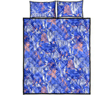white bengal tigers pattern Quilt Bed Set