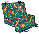 French Fries Red Paper Box Pattern Dog Car Seat Covers