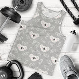 Cute koala leaves pattern Men Tank Top