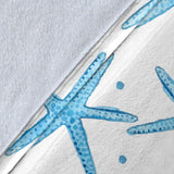 Watercolor Starfish Pattern Premium Blanket