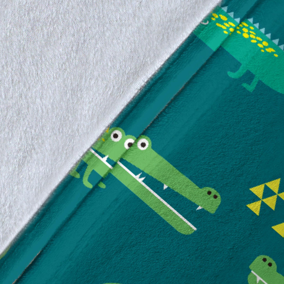 Crocodile Pattern Premium Blanket
