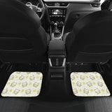 Cute Cartoon Frog Baby Pattern Front And Back Car Mats