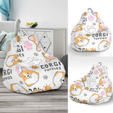 Corgi Dog Pattern Bean Bag Cover