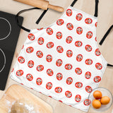 Daruma Japanese Wooden Doll Pattern Adjustable Apron